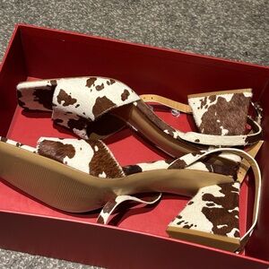 LMS Cow Print Women's Heels